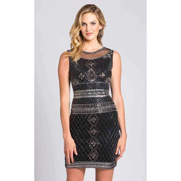 Lara beaded little black dress 33575. Size 10. - Picture 10 of 10